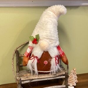 NEW!  PLUSH GINGERBREAD GIRL CHRISTMAS GNOME